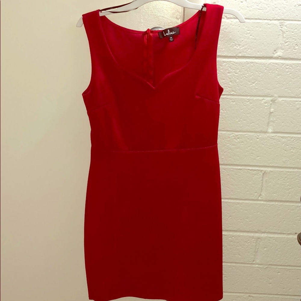 Lulus red dress